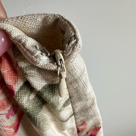 Vintage Brooks Brothers Floral Silk Cotton Skirt Sz 4 – Ruffle Hem Cottagecore - Picture 5 of 5